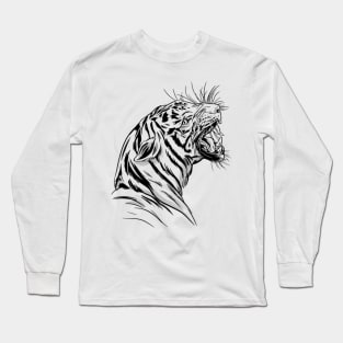 Angry Tiger Long Sleeve T-Shirt